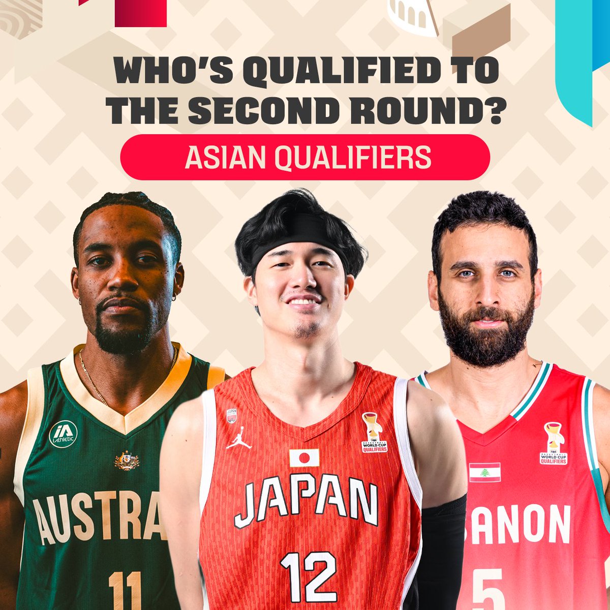 FIBAWC's tweet photo. Check out, which of the 16 Teams from Asia are moving on and get one step closer to the FIBA World Cup 2027 in Qatar!!!

The games are on, changes are constant - with the Tracker you stay up-to-date!

FIBAWC x StepItUp