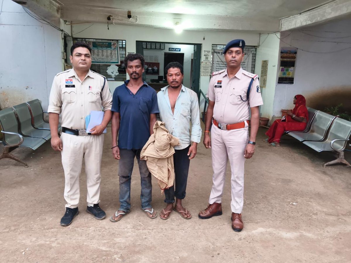 Saktipolice's tweet photo. प्रेस विज्ञप्ति 
 थाना जैजैपुर       जिला सक्ती छ0ग0 
 
बंधक बनाकर सामूहिक दुष्कर्म के आरोपियों को 04 घंटे के भीतर गिरफ्तार कर भेजा गया सलाखों के पीछे https://t.co/2G6HI2oAPx