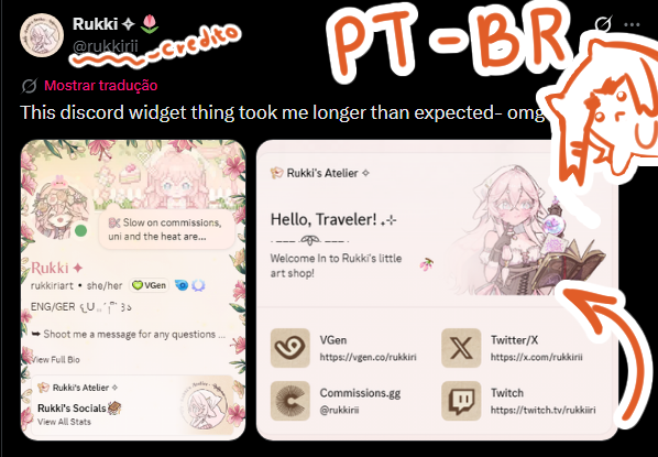 Koatsuh's tweet photo. Tutorial tradução- FAÇA COMIGO UM WIDGET!! ♡ >⩊<.ᐟ https://t.co/jRghSLCMee