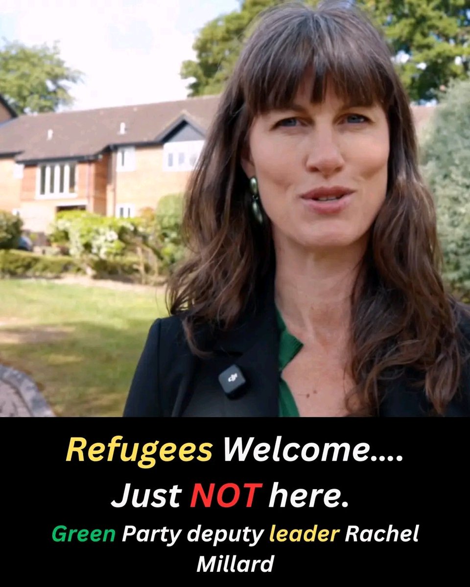 FreyjaBakke's tweet photo. Ah yes, the timeless classic: “Refugees Welcome… Just Somewhere Else.” They’re at it again 😂😂

For years, Rachel Millward has championed the familiar message: “Refugees are welcome,” safe routes, compassion, the right to work, and criticism of the UK’s “hostile environment.”

Then the Home Office proposed housing around 600 asylum seekers at Crowborough Army Camp—right on her doorstep.

Suddenly it’s all “absolutely appalled,” concerns about safety, poor planning, lack of consultation, and even talk of legal action.

Funny how “welcome” can come with an asterisk the moment the postcode changes.

It’s amazing how limitless compassion develops very clear boundaries when it arrives in your own constituency. Apparently, “Refugees Welcome” is more of a slogan than a location.

Most people don’t object to helping those genuinely in need. They object to a system that feels poorly managed and to politicians whose principles seem a lot more flexible when the consequences become local.

Nothing exposes political messaging quite like having to live with the policies you enthusiastically recommend for everyone else

#RachelMillward #GreenParty #smallboats