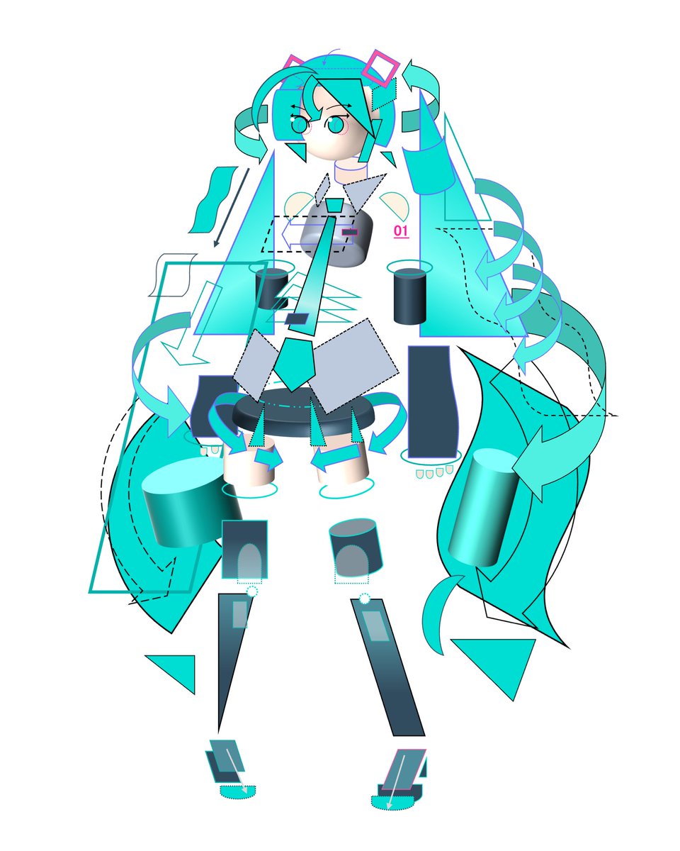 pptx_art's tweet photo. 初音ミク.pptx https://t.co/Gr7m90BGa1