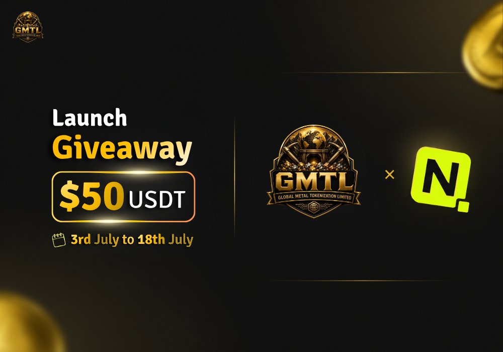 GMTL_Gold's tweet photo. QuestN Launch Giveaway Live! 🎉

Win your share of $50 USDT by completing simple tasks.

🗓️ Date: July 3 – July 18

Ready to join the first wave of the Mine-to-Mint movement? ⛏️🪙

👇 Join #QuestN now:
🔗 https://t.co/VsYZirWMF7