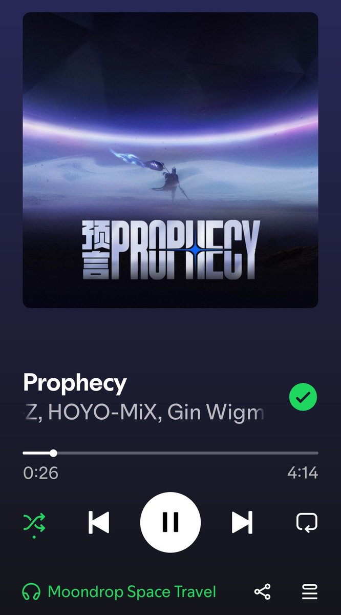 ehepocket's tweet photo. The prophecy is top 3 zzz songs already omg https://t.co/ovZwQYuXeQ