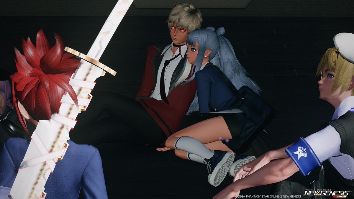gamePSO2ngs's tweet photo. 【NPC制服集会②】
その内なる気質、隠しきれるとお思いで?
#PSO2_SS #PSO2NGS_SS #第30回NPC制服集会 https://t.co/yOAs3Ck1yy