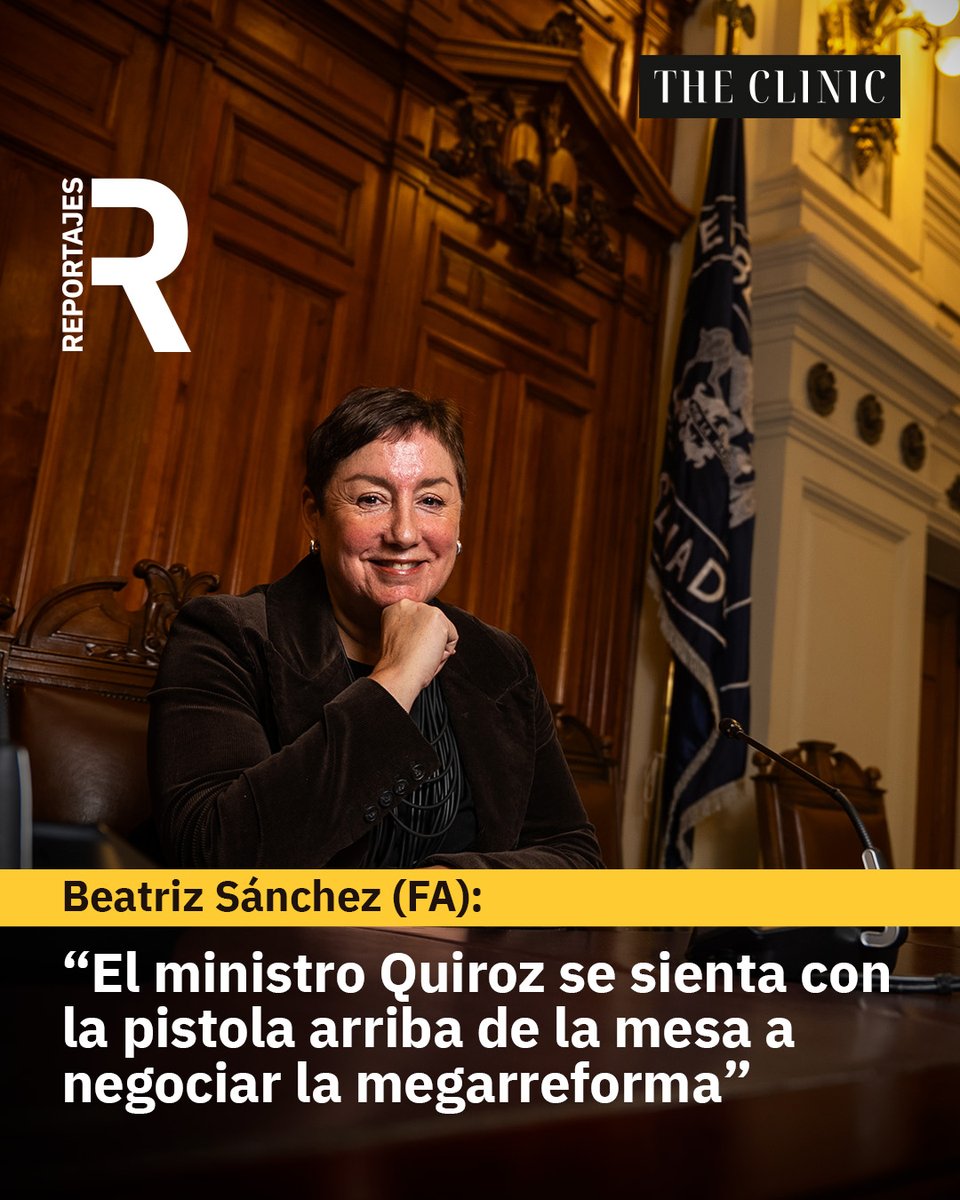 thecliniccl's tweet photo. ENTREVISTA | Sobre la megarreforma, la senadora FA asegura que no ha habido mayor apertura a escuchar las propuestas de la oposición https://t.co/6rAetPH6pn https://t.co/WeQnCoo0rX