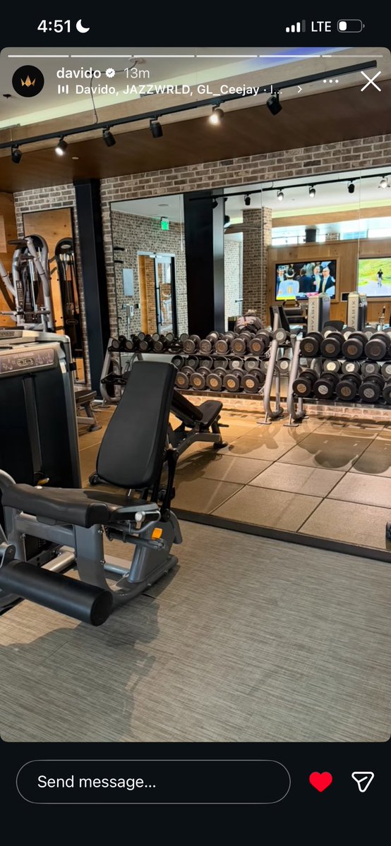 sUccessful1o2's tweet photo. Davido via instagram story, back in the gym🤛🏿 https://t.co/4rRgWDx9ru