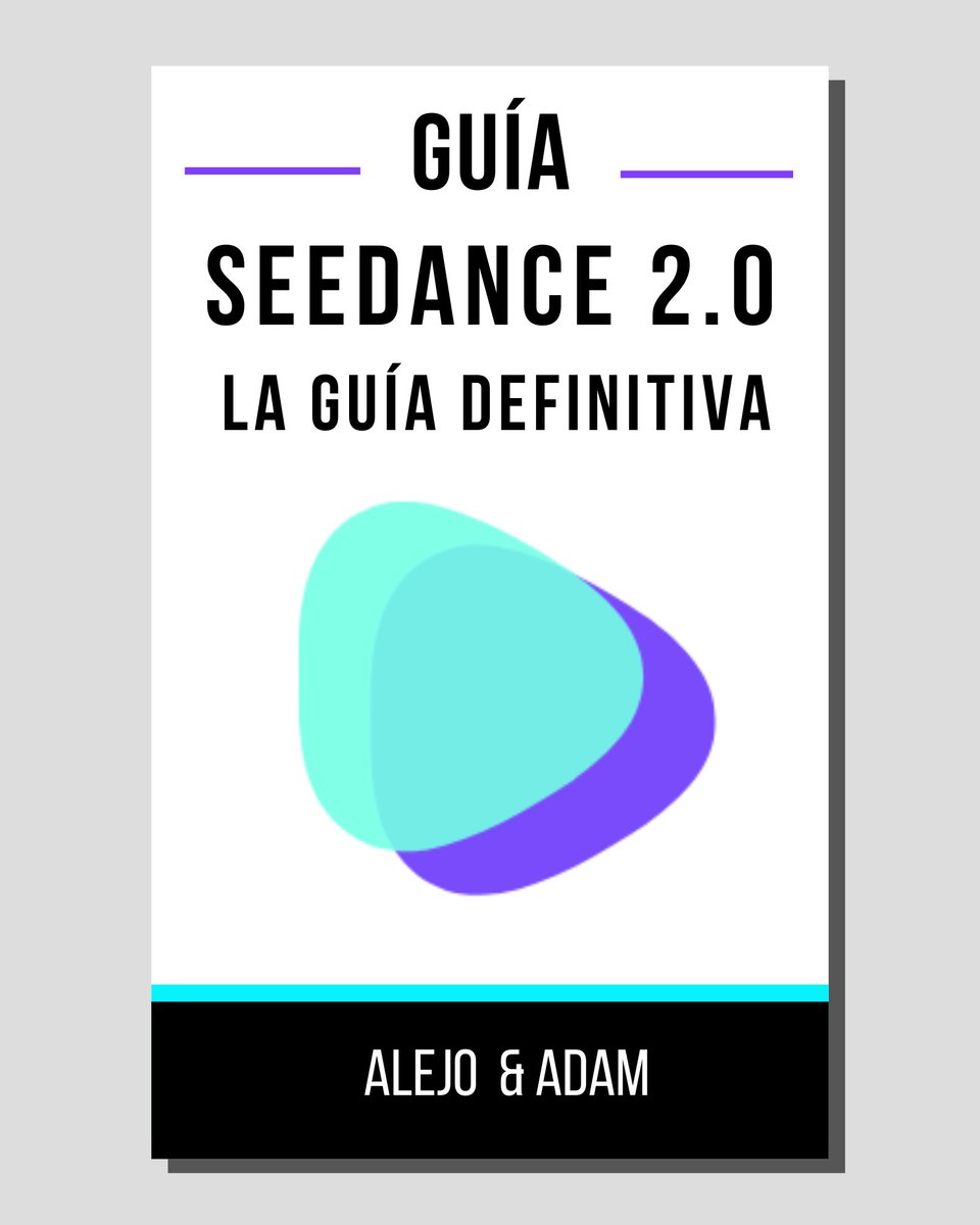 Adamaestr0_'s tweet photo. Seedance 2.0 es una máquina de hacer dinero.

Saber usarla permite generar ingresos en YouTube, TikTok, Instagram...

Por eso, creé la guía definitiva de Seedance 2.0 con prompts, tips, monetización… lo tiene todo.

¡GRATIS solo durante 24h!

Solo:
1. Dale like
2. Comenta "SEEDANCE"
3. Sígueme para recibir el DM