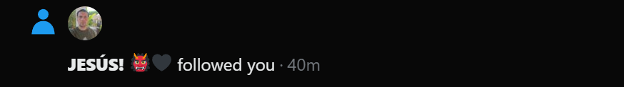 ivekrets's tweet photo. jesus followed me.. sis we in our religious era https://t.co/hvAXPEBeHg