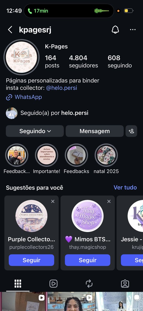 VantewithV's tweet photo. #FeedbackNegativo para Heloisa (@/Kpagesrj no Instagram, pela falta de resposta às minhas mensagens e pelo não envio do código de rastreio. Estou com medo de ter dado algum problema na minha compra. https://t.co/lONtjiCPoV