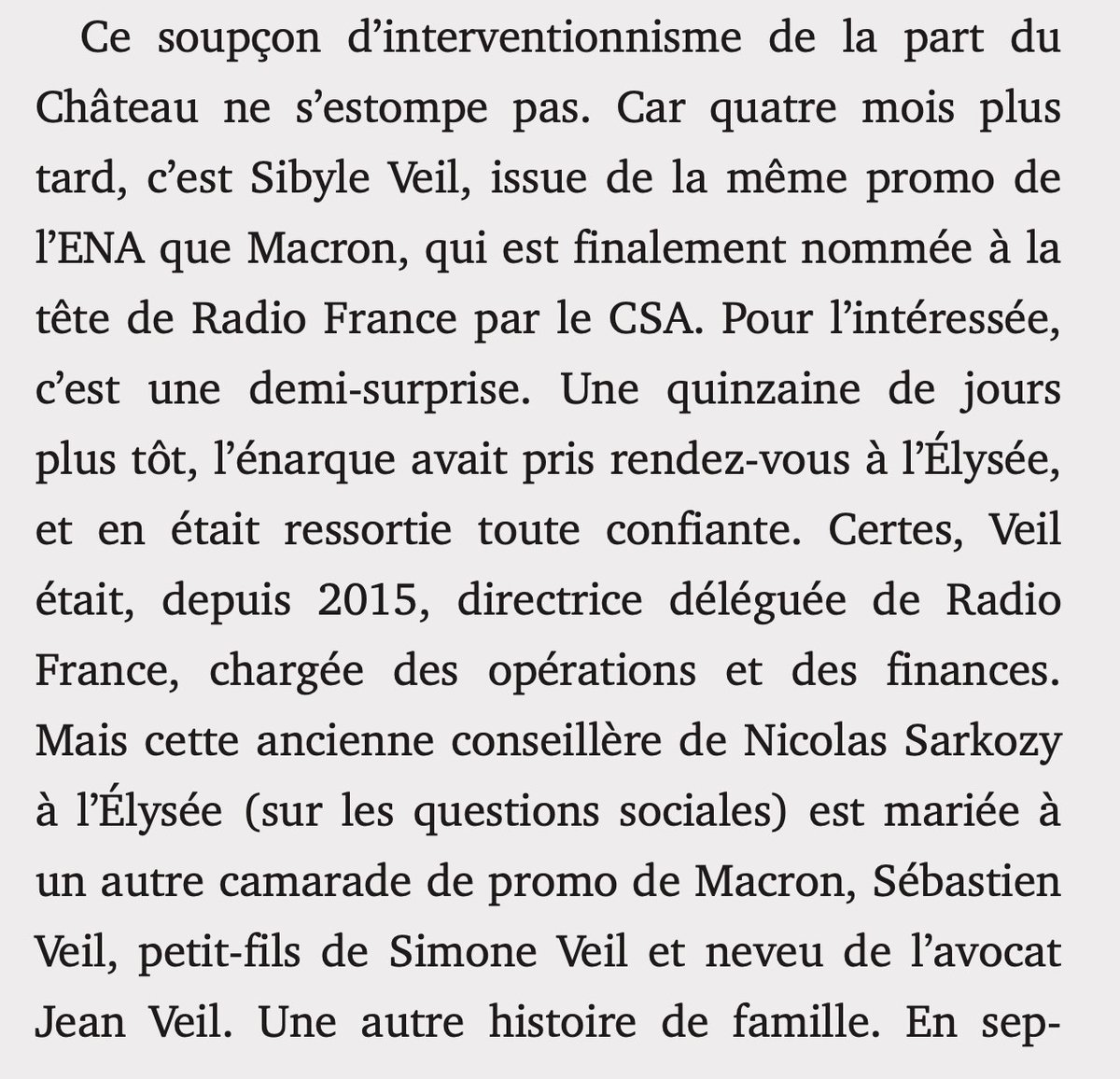 SimonRotig's tweet photo. Avec quelle crédibilité @SibyleVeil peut-elle parler d'« indépendance », alors que son mari a « participé activement à la campagne d'Emmanuel Macron [en 2017] » et « a fait même partie du "noyau dur" [de son] groupe culture » ? @radiofrance @mediatriceRF @franceculture https://t.co/NAFhPMK5YW