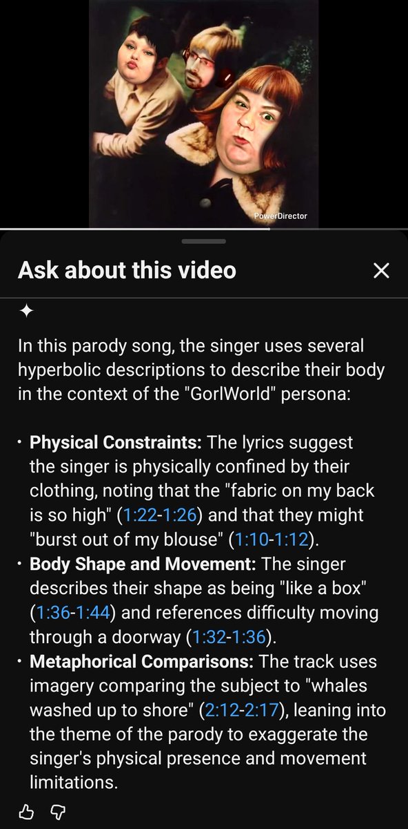 2TailedCaperer's tweet photo. If you missed it yesterday, I launched a new #QuirkyLoveRosee song parody! Thumbnail and title are now fully updated.
Fill Me - Sixpence ft. #QLR and #ALR
Also, I just discovered the AI video summary tool and... it's pretty spot on LMFAO
YouTube link below ⬇️ https://t.co/r0gce0RX2s