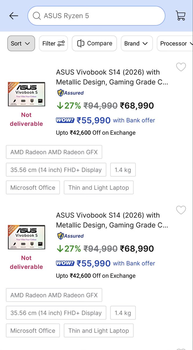 vinodhabcd's tweet photo. @Flipkart @flipkartsupport Stop fooling people with a fake sale when you keep saying nothing is possible for delivery. I’m living in India, not abroad 🫠🫠🫠#GoatSale❌ #GloatSale✅ https://t.co/zbzkQBQEfF