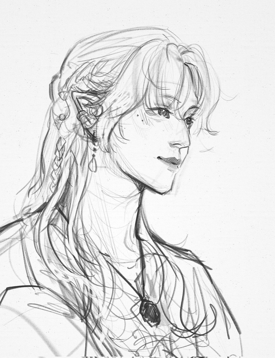 hyalinemin's tweet photo. pencil brush(bruny) https://t.co/EPcnIzCPYa