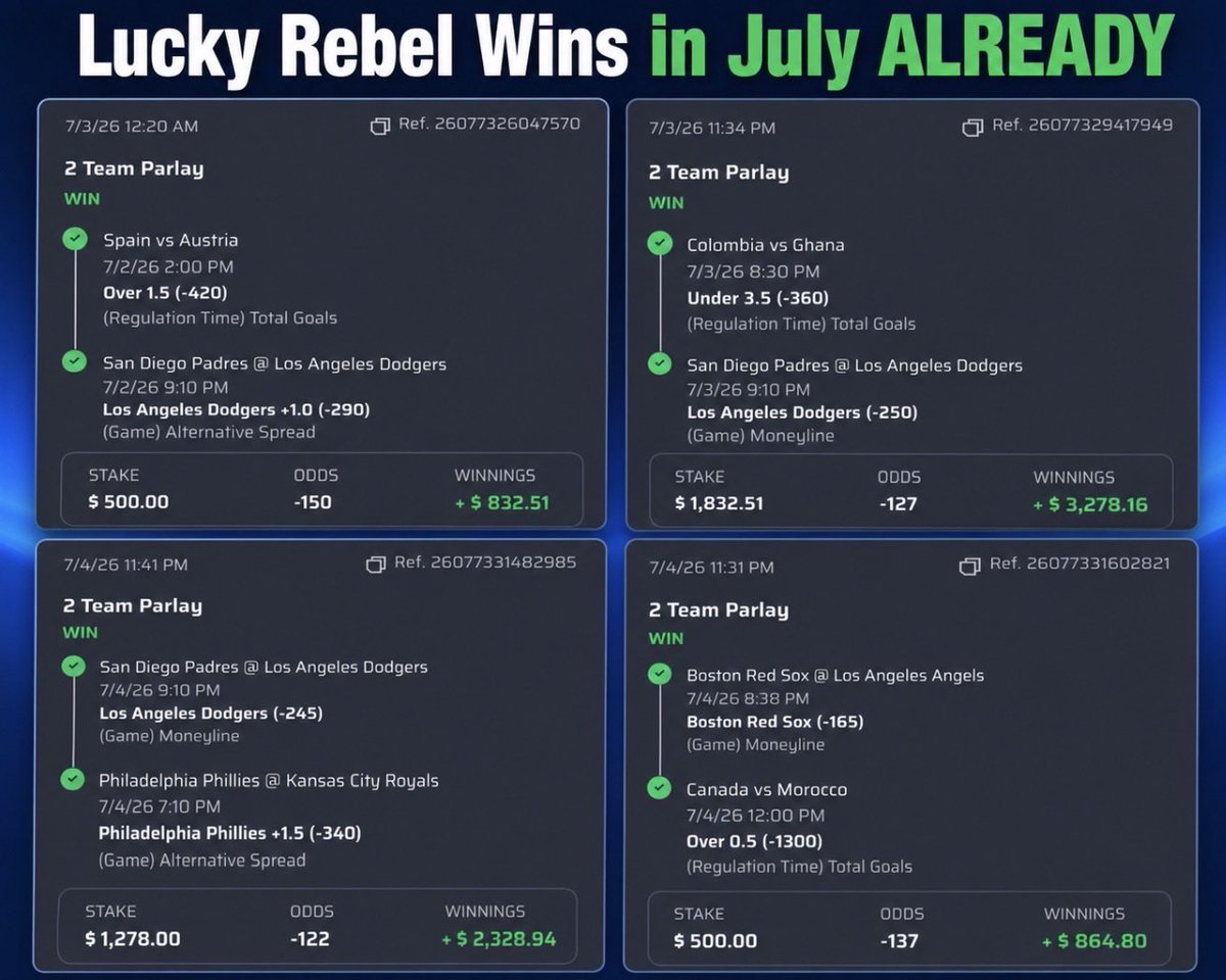 RoseCityPerkin's tweet photo. Make an account with Lucky rebel we have already been cashing out in July 🔥☘️✅

Comes with 50 days free in my premium Discord.

Also comes with a deposit bonus!

https://t.co/pzkDnbY3Kd… https://t.co/tDRiY81D3f