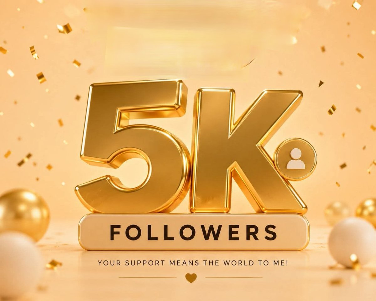 Ayt_5's tweet photo. Congratulations 

@Leonalrfi &amp; @IBRAAHIM046 Brother on reaching 5K followers! 🎉❤️

So happy to see both of you achieving this milestone together. May Allah bless you with endless success, happiness, and many more milestones ahead. 

Proud of you both. Congratulations once again! https://t.co/aamDhHcWr7