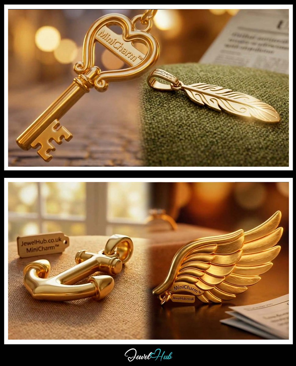 JewelHubcouk's tweet photo. Crown. Key. Feather. Anchor. Wing.
Five archetypes that shape identity — confidence, opportunity, guidance, grounding and aspiration.
#minicharm #symbolicjewellery #meaningfulstyle #jewelhubcouk https://t.co/59r7Cys71s