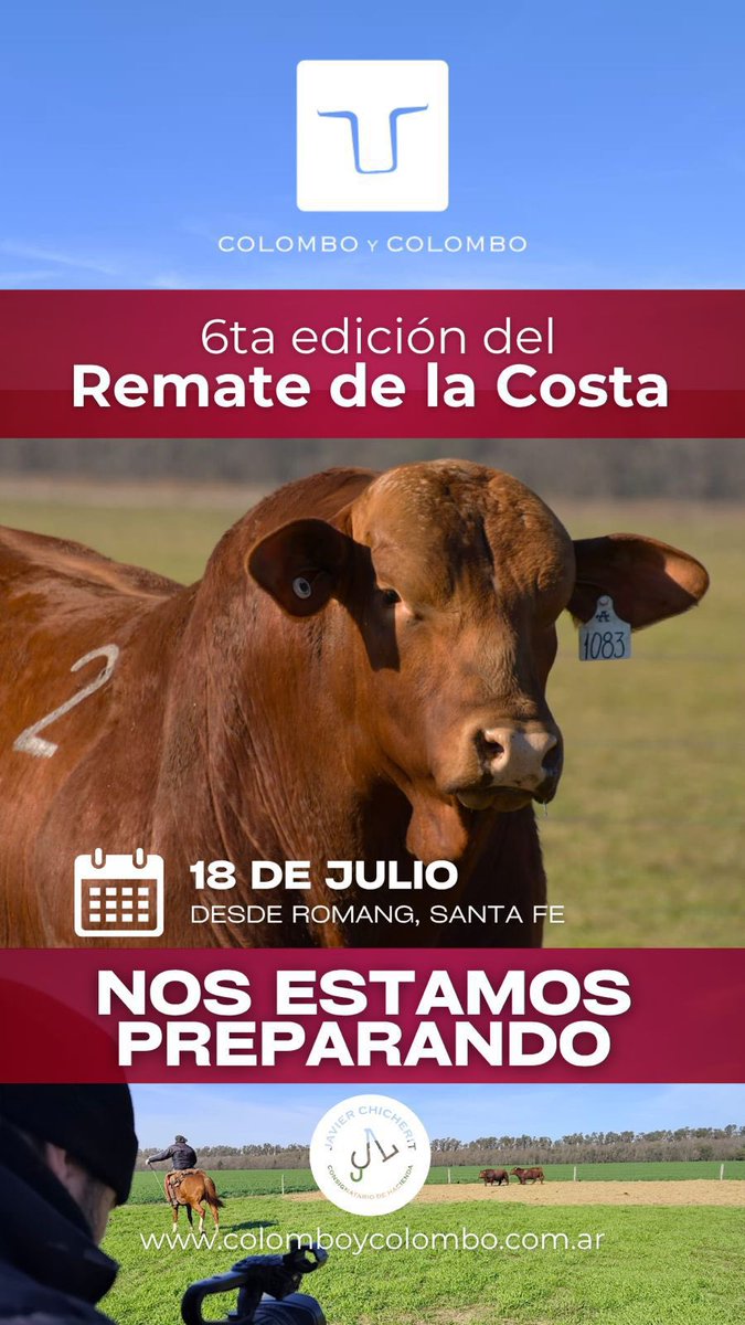 lucaskenny_'s tweet photo. @PalabraRural El 18/07 vamos a estar rematando Reproductores de La Barrancosa y 4 cabañas más! Por streaming a partir de las 14hs. Todos invitados! @cyc_oficial https://t.co/vqyr6DRz2f