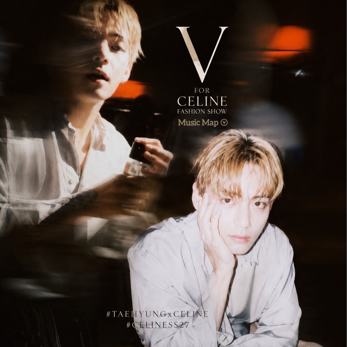 musicmapv's tweet photo. The post “thv 빠리쑈 #CelineSS27 @celineofficial” reached 6.7M likes, 719k reposts, and 2M shares.

Click the post link, share it to your Stories, copy the link, and leave it below this tweet https://t.co/5at1Y5atDz

Keep sharing.

V FOR CELINE FASHION SHOW  
#TAEHYUNGxCELINE
#VxCelineSS27