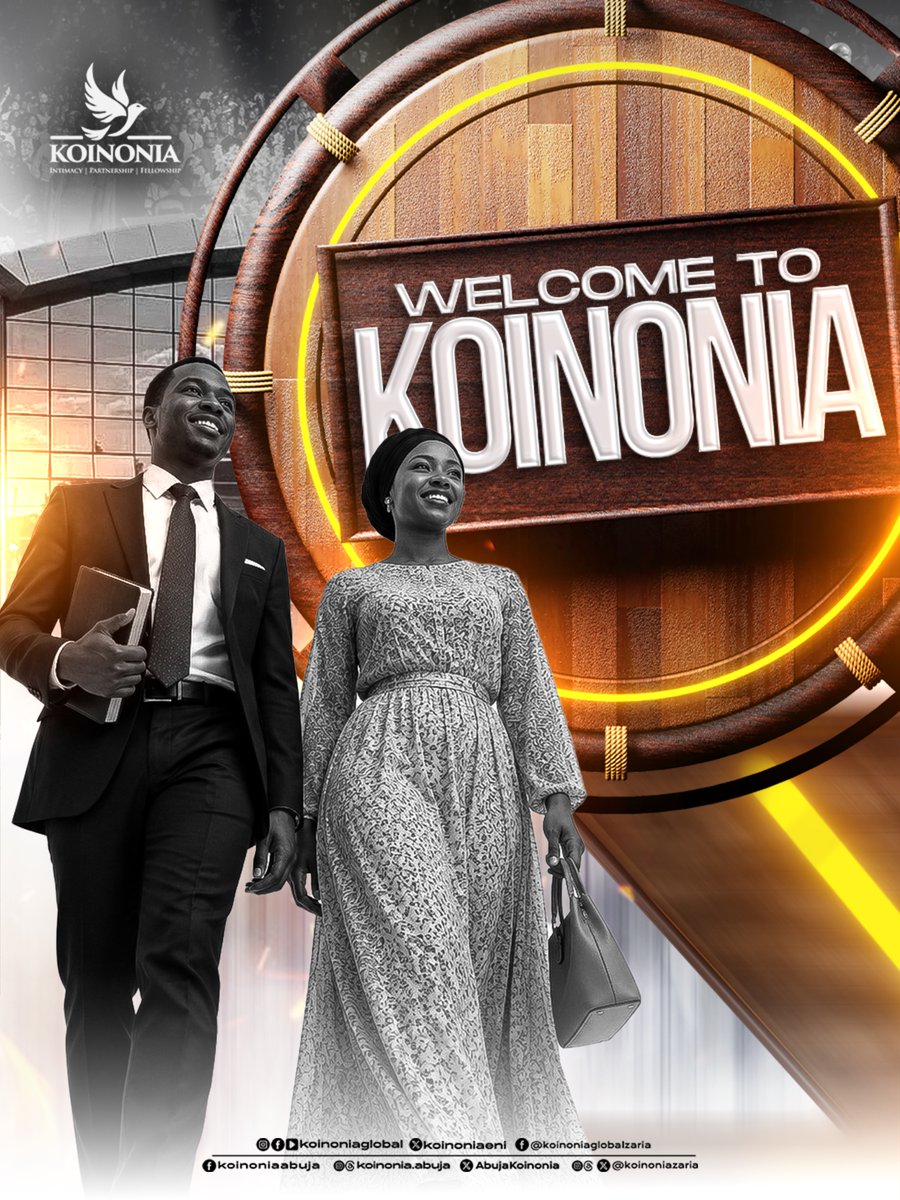 koinoniaeni's tweet photo. “But ye are come unto mount Sion, and unto the city of the living God, the heavenly Jerusalem, and to an innumerable company of angels.” Hebrews 12:22 (KJV)
_
We gladly welcome you to Koinonia. Every time we gather in God’s presence, it’s an opportunity to gain light from The Word by His Spirit that transits us into higher dimensions of strength and clarity. Position your heart to receive as we fellowship tonight.

#ThisIsKoinonia
#KoinoniaAbuja
#KoinoniaZaria
#KoinoniaGlobal