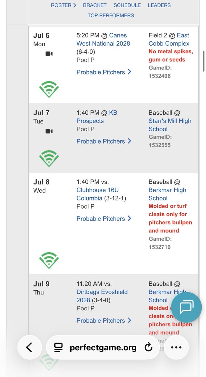 JVictor2028's tweet photo. I will be playing for Wowfactor nation 16u in WWBA . Here is my schedule. @JGoetzBaseball @WowFactorNation @WowFactorScout1 https://t.co/xsiBl1m18k