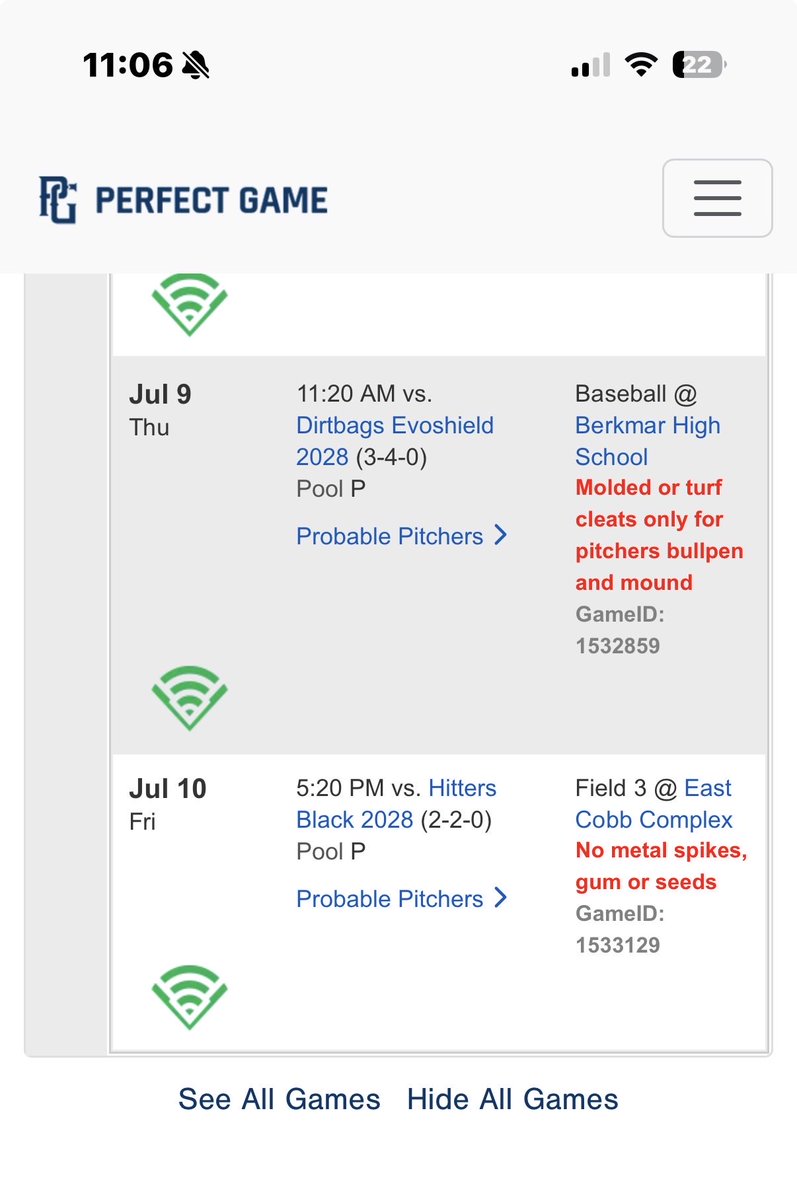 JVictor2028's tweet photo. I will be playing for Wowfactor nation 16u in WWBA . Here is my schedule. @JGoetzBaseball @WowFactorNation @WowFactorScout1 https://t.co/xsiBl1m18k