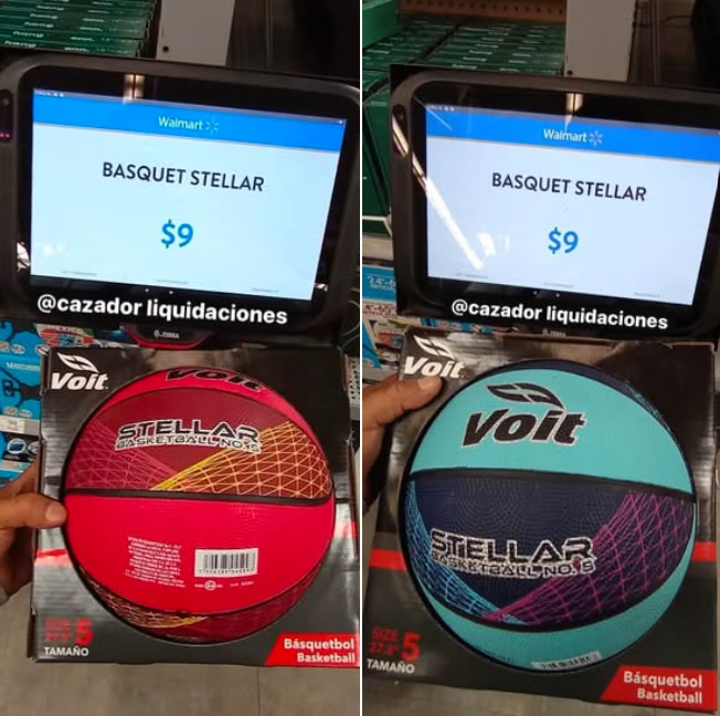 LiquidaPromos's tweet photo. ¡Balones de Basquetbol marca Voit en solo $9 pesitos Walmart! 🤩
🚨 Únete a nuestro grupo de liquidaciones para más ofertas como esta, comenta "grupo" y te mando el link por dm
#ofertas #rebajas #remates #liquidaciones https://t.co/3IPDfQLA3L