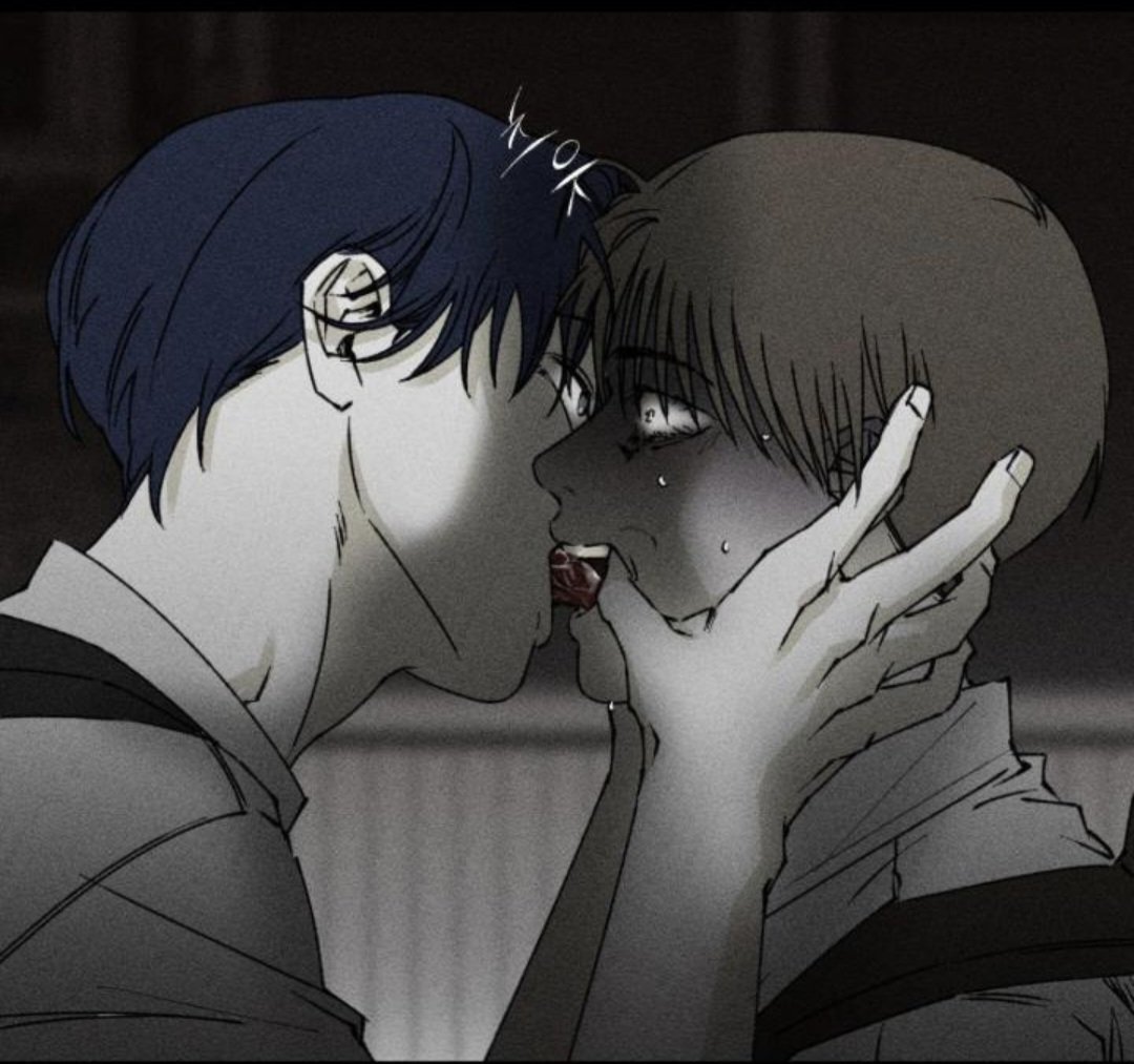 kraizeycherry's tweet photo. Absolutely terrifying kiss scene but im also obsessed #unchangedman https://t.co/XvqZeLqXMa