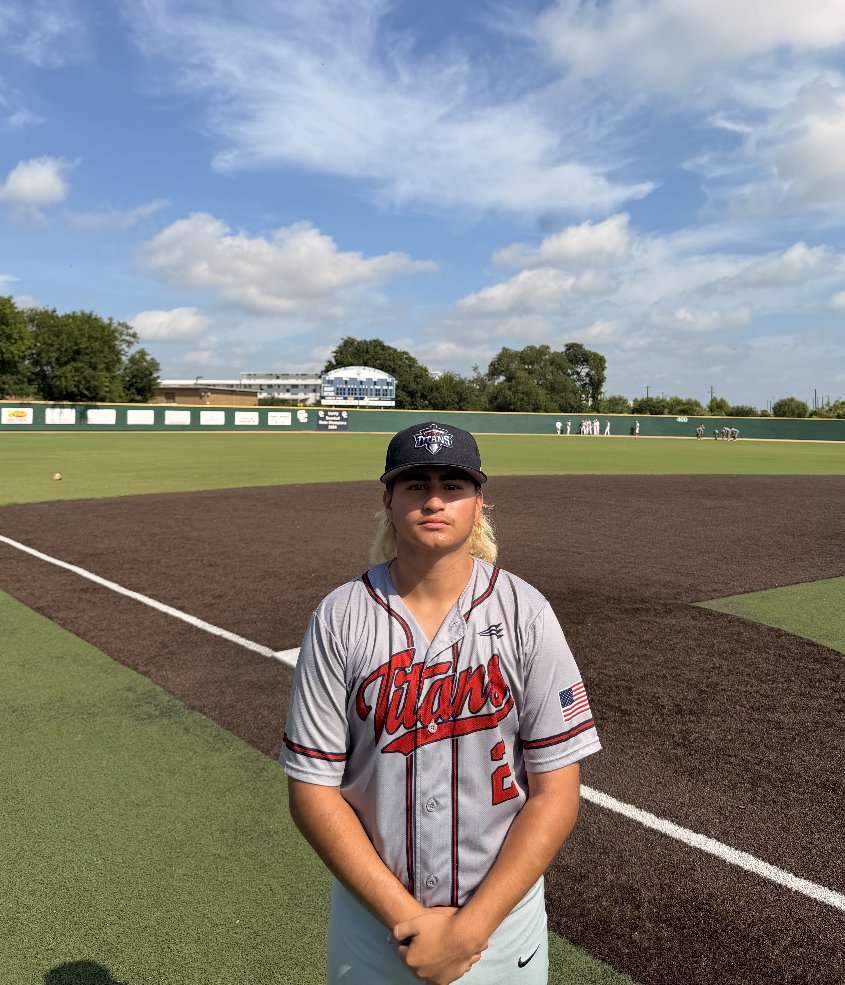 FiveToolSTX's tweet photo. F: Texas Titans 11, USG Texas 18U 1 
PoG: @Rorymartinez21 2-3, HR, 2 RBI 
Pitcher: Kaiden Jones 5.0 IP, 1 H, 0 ER, 9 K https://t.co/wDbmGwFsb3
