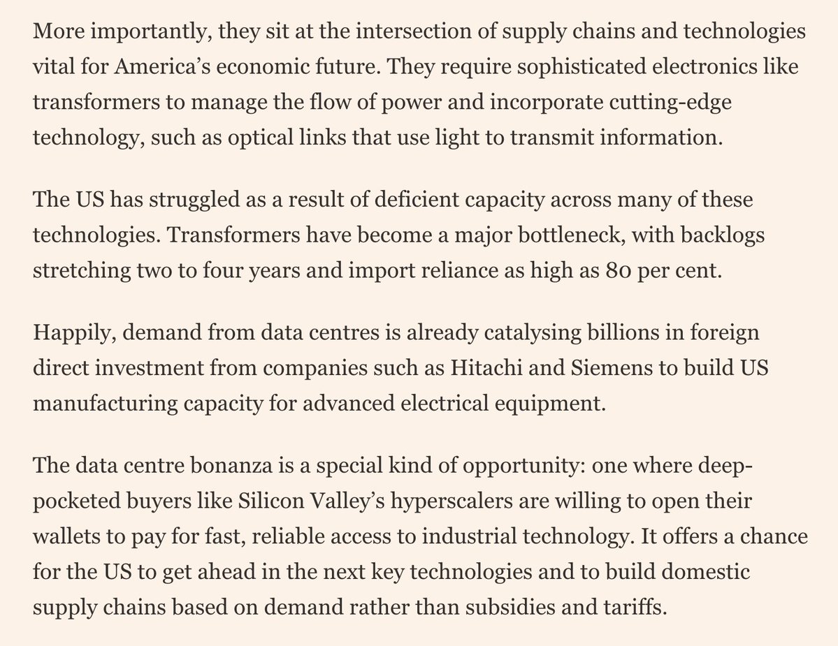 US Data Centers Crucial for Advanced Tech Development