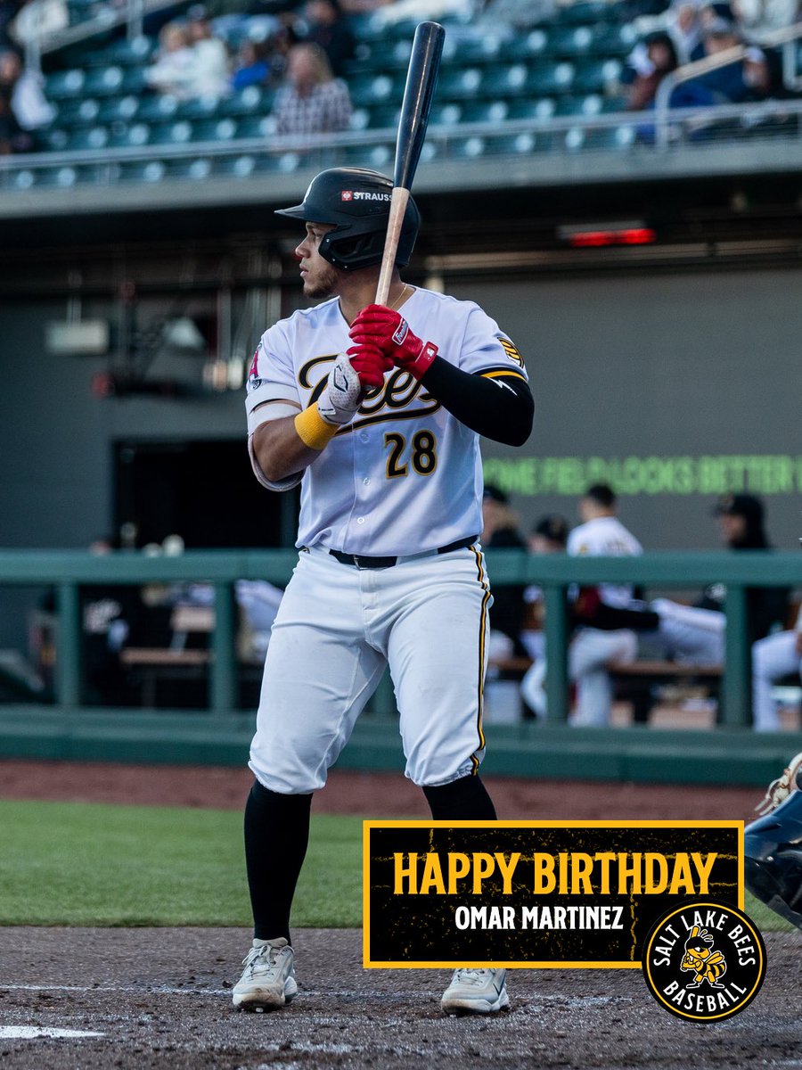 SaltLakeBees's tweet photo. happy bee day, omar 🎂 https://t.co/pr1l2brZpD