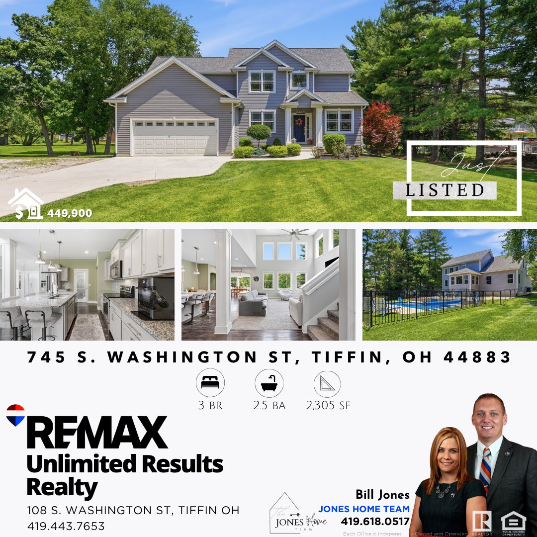UnlimtedResults's tweet photo. ๐๐จ๐ฆ๐ง ๐๐๐ฆ๐ง๐๐!
745 S. Washington St, Tiffin OH
๐๏ธ3 BR | ๐ฝ2.5 BA | ๐2,305 SF
๐๐ถ๐น๐น ๐๐ผ๐ป๐ฒ๐ | ๐ฐ๐ญ๐ต.๐ฒ๐ญ๐ด.๐ฌ๐ฑ๐ญ๐ณ
๐๐ผ๐ป๐ฒ๐ ๐๐ผ๐บ๐ฒ ๐ง๐ฒ๐ฎ๐บ
More info, visit: https://t.co/ibPXz7bgIT
#realestate #remaxagent #cmn #northwestohio #justlisted https://t.co/JKTfdsnBJo