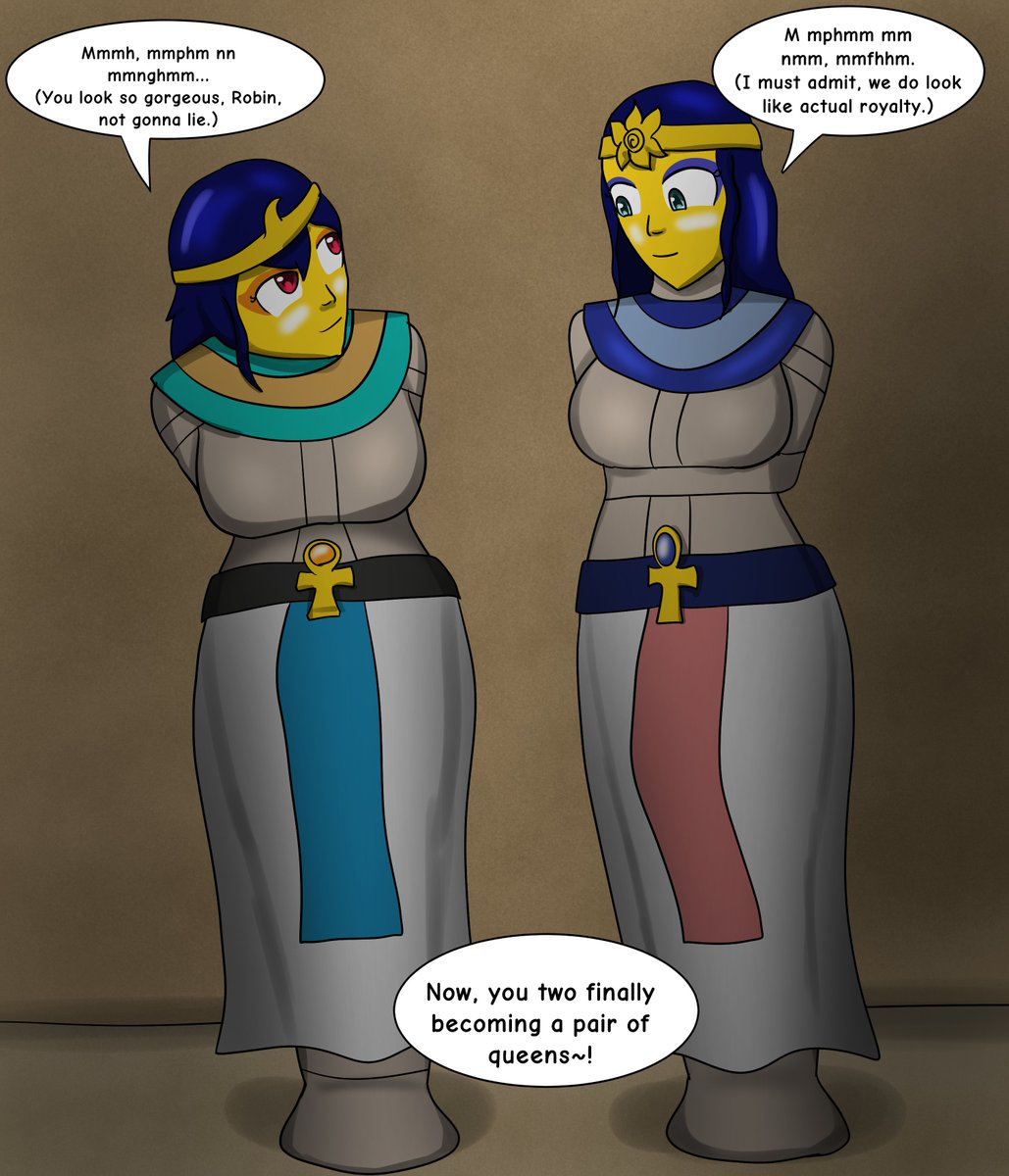 nuu_211's tweet photo. Nami and Robin were receiving a task from Hancock with generous rewards, until... They both become a part of Hancock's collection instead...

#mummification #mummificationbondage #wrappedup #mummified #マミフィケーション https://t.co/3iyuVNaCwR
