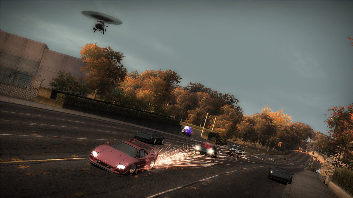 AXL1631's tweet photo. Si tan solamente el #NFS #Needforspeed Most wanted del 2005 tuviese un desarrollo de 2 años; imaginate lo peligrosos que serían los polis, posteriores a la condición x7 ¿Que les parece @Gustingorriz o @XplosioN_YT ? https://t.co/TN0KnP0Vf1