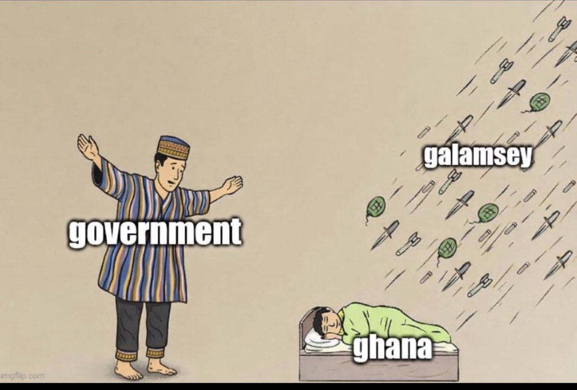 Bobthebuil19383's tweet photo. #StopGalamseyNow https://t.co/JzjDR3X6PX