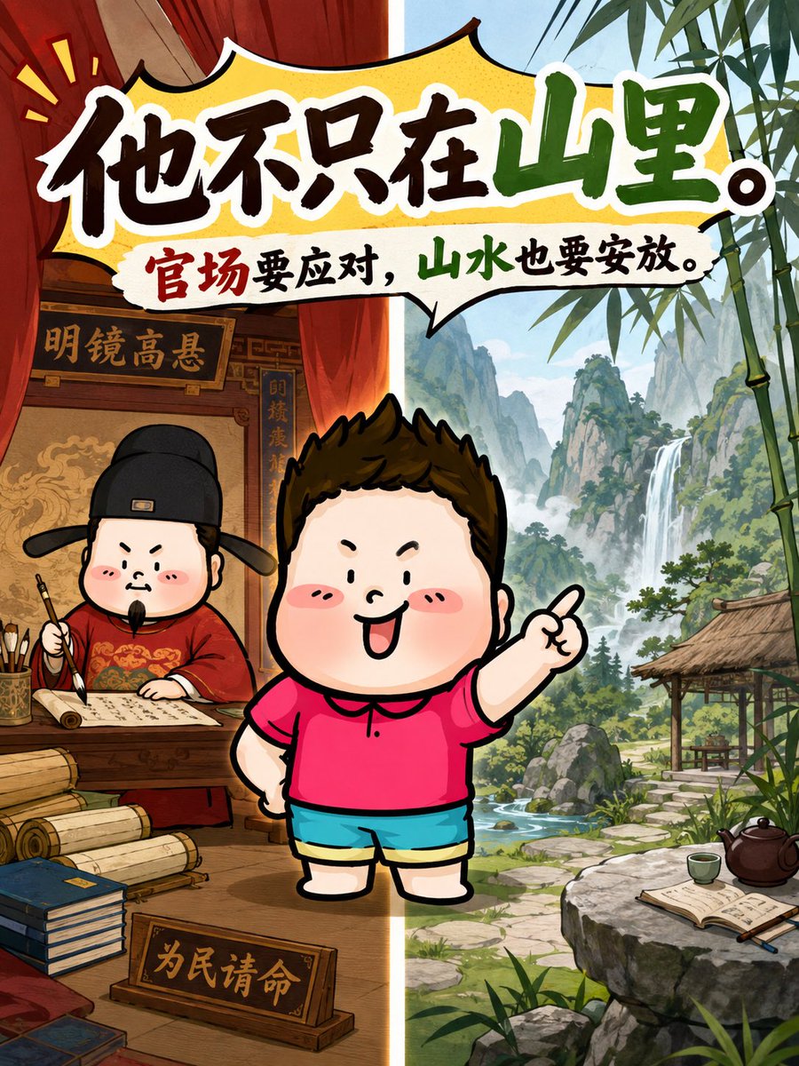 Banderhu368's tweet photo. 很多人认识王维，是从“山水田园诗人”开始的。安静、克制、远离喧嚣，好像他一生都在山里写诗。

最特别的不是他选择了山水，而是他在最复杂的现实里，仍然保留了一块可以安静写诗的地方。 https://t.co/e4hEP6Cqhm