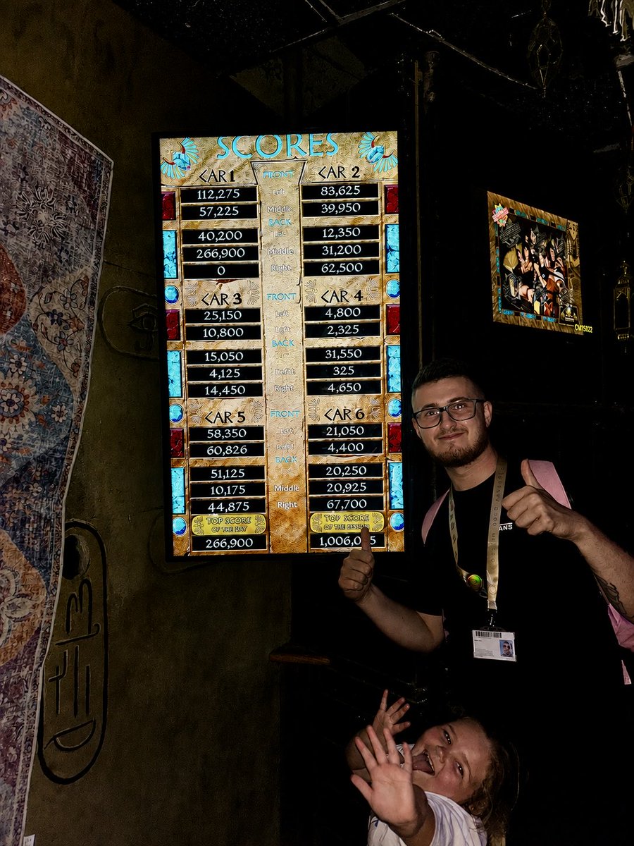 MoistSocksRS's tweet photo. The Range training paid off!
Top score of the day on Tomb Raider! π
Also first IRL X post π³
#chessington #highscore #irl https://t.co/P6haDCUOX6