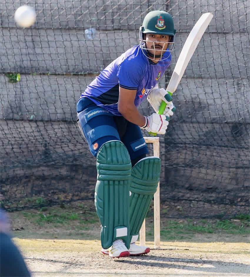 NajmulShanto99's tweet photo. Final touches before the ODI battle. Looking forward to the challenge ahead. 🇧🇩🏏

#BANvZIM #NHS99 https://t.co/npHuhdp187
