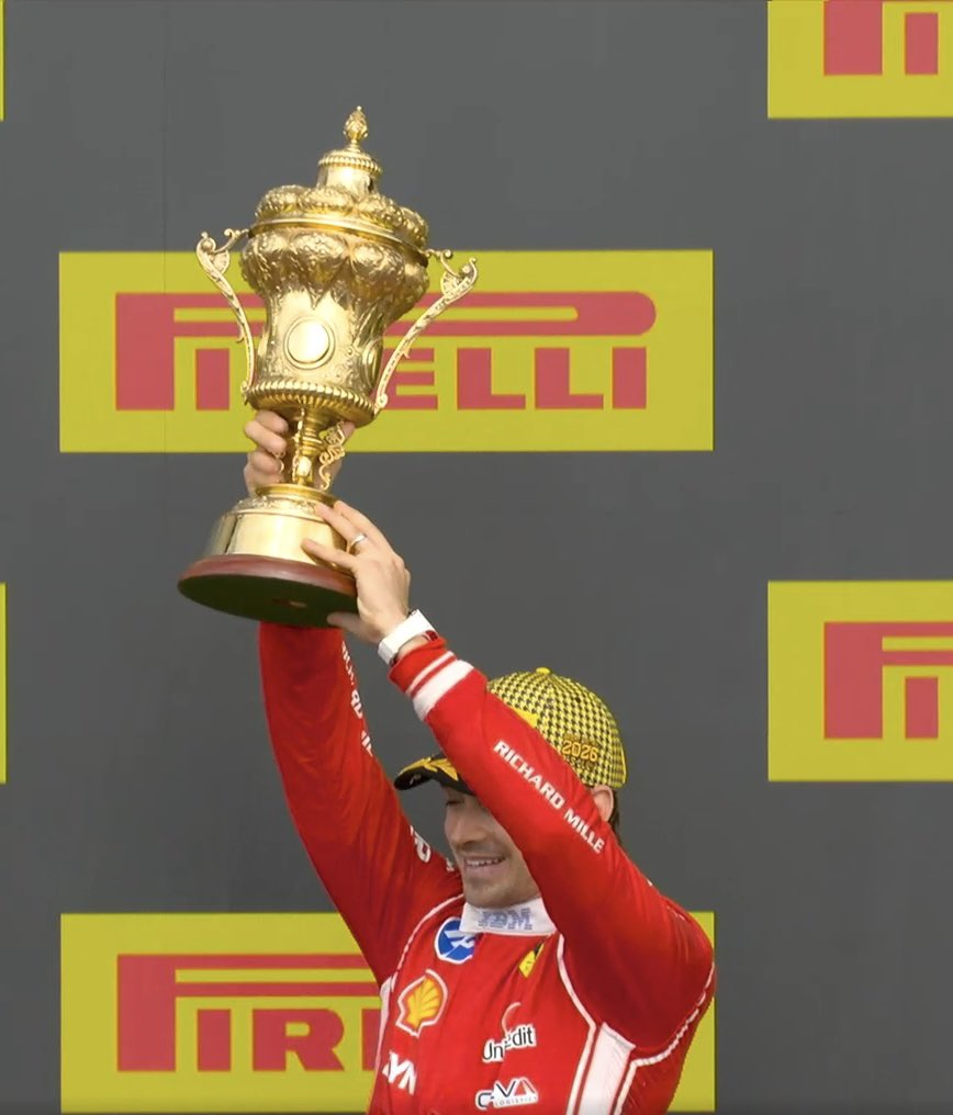 _Hector_X's tweet photo. Perfect race and winning for @Charles_Leclerc
Finally, a bit of luck for him too. Forza Ferrari!!!
#F1 #GPEngland #ScuderiaFerrari https://t.co/X83u3IwAHg