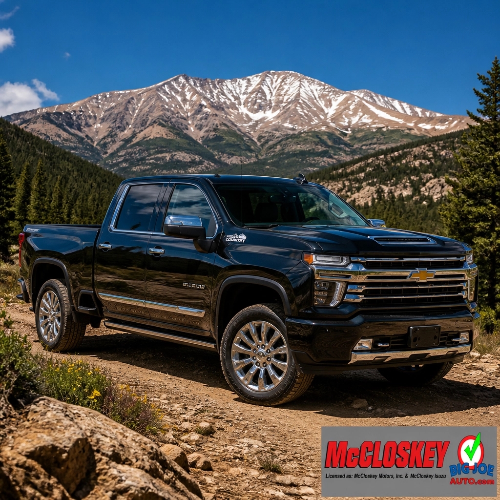 BigJoeAuto's tweet photo. Why settle for a basic new truck when you can have a loaded powerhouse from a team serving the Springs since '89? We help you drive more for less with the features you want. #McCloskeyMotors #FreshStart #ColoradoSprings #TruckLife https://t.co/LhJxVcou0g