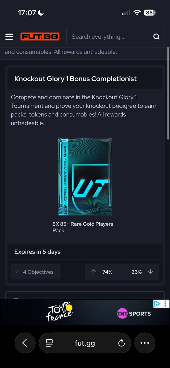 _DG799's tweet photo. @WastefulBlimp The bonus objective expires in 5 days so surely knockout 1 should wxpire then too? https://t.co/3FGZudtZej
