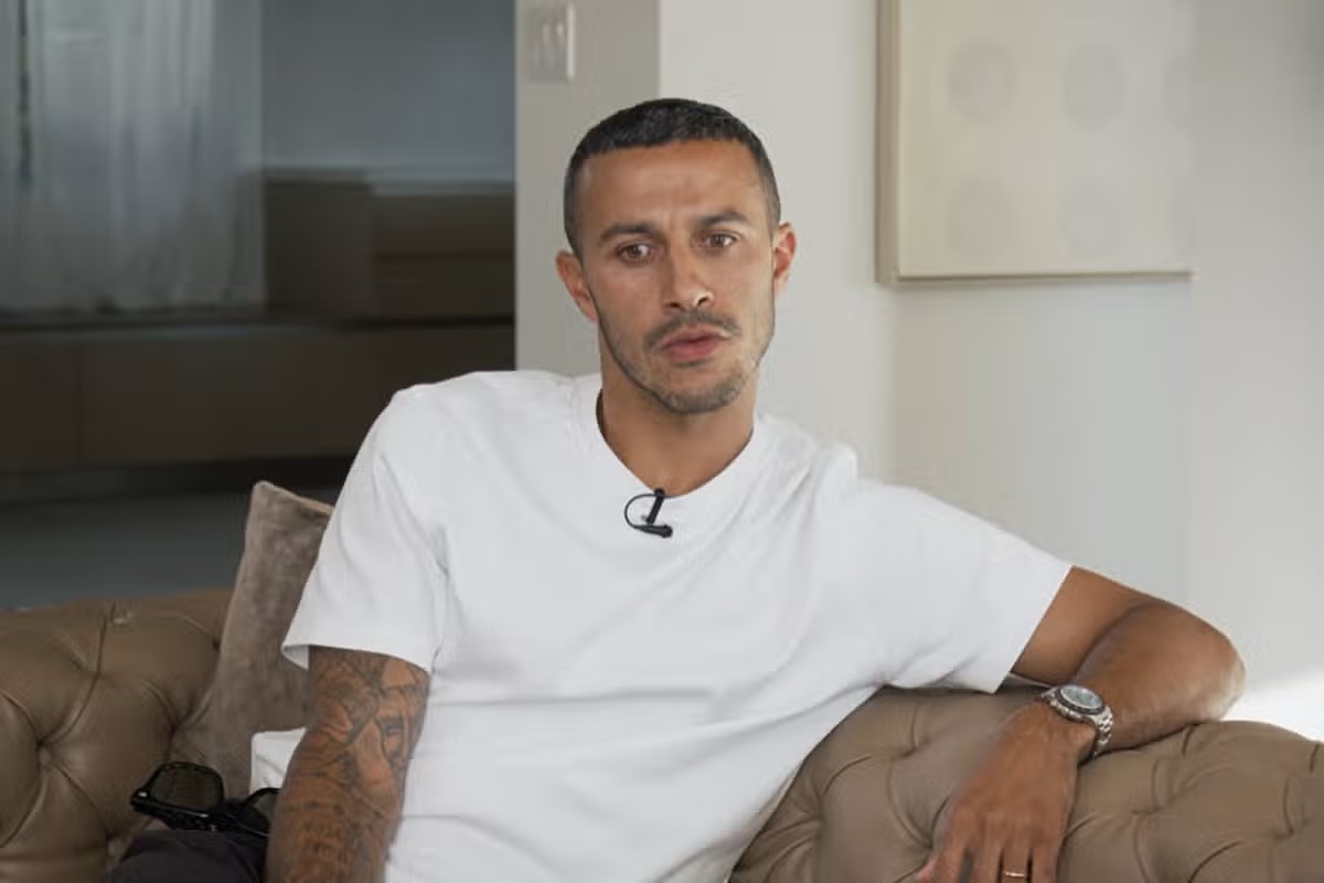 BelieveInKlopp's tweet photo. Thisgo: Klopp is: 'OK, open the fridge, let’s take the food out, let’s cook whatever'. The best meal you will have in your life is what we have in the fridge. Different approaches, but at the end you have a great meal."

Thiago added: "I was in love with Bobby (Firmino).

"Bobby, I think he’s one of the best players I’ve ever played with. In training, to do things as a striker, to do things that midfield players did, and scoring goals, wow.

“Because sometimes you meet people in life that you want all good things to happen to them. Bobby was one of them.

"The way he is as a person, and then suddenly he’s another person playing football. He’s cheeky with the ball, doing things, reading the game, being fast, clever.

"You have this kind of Dr Jekyll and Mr Hyde as personality, being the nicest person ever, but then a hell of a football player. He made that mix, and you say, wow.

He did a tunnel here. He did a bike here. And you think: 'OK, maybe he’s arrogant now'. He’s the greatest human being ever."