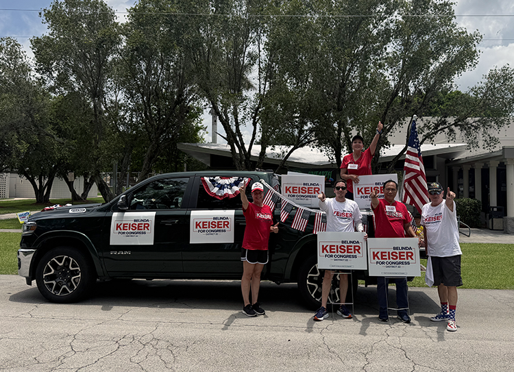 BelindaKeiser's tweet photo. What a way to celebrate America’s 250th birthday. 🇺🇸
Yesterday, Belinda and #TeamKeiser joined two parades and three community events across Florida’s 22nd Congressional District, connecting with veterans, first responders, and families.
Wherever we went, the message was consistent: #FL22 wants a proven leader who will fight for President Trump’s America First agenda and deliver for our community.
Belinda is ready to be that fighter in Washington.
Join us: https://t.co/8SjTbP6ju4
#America250