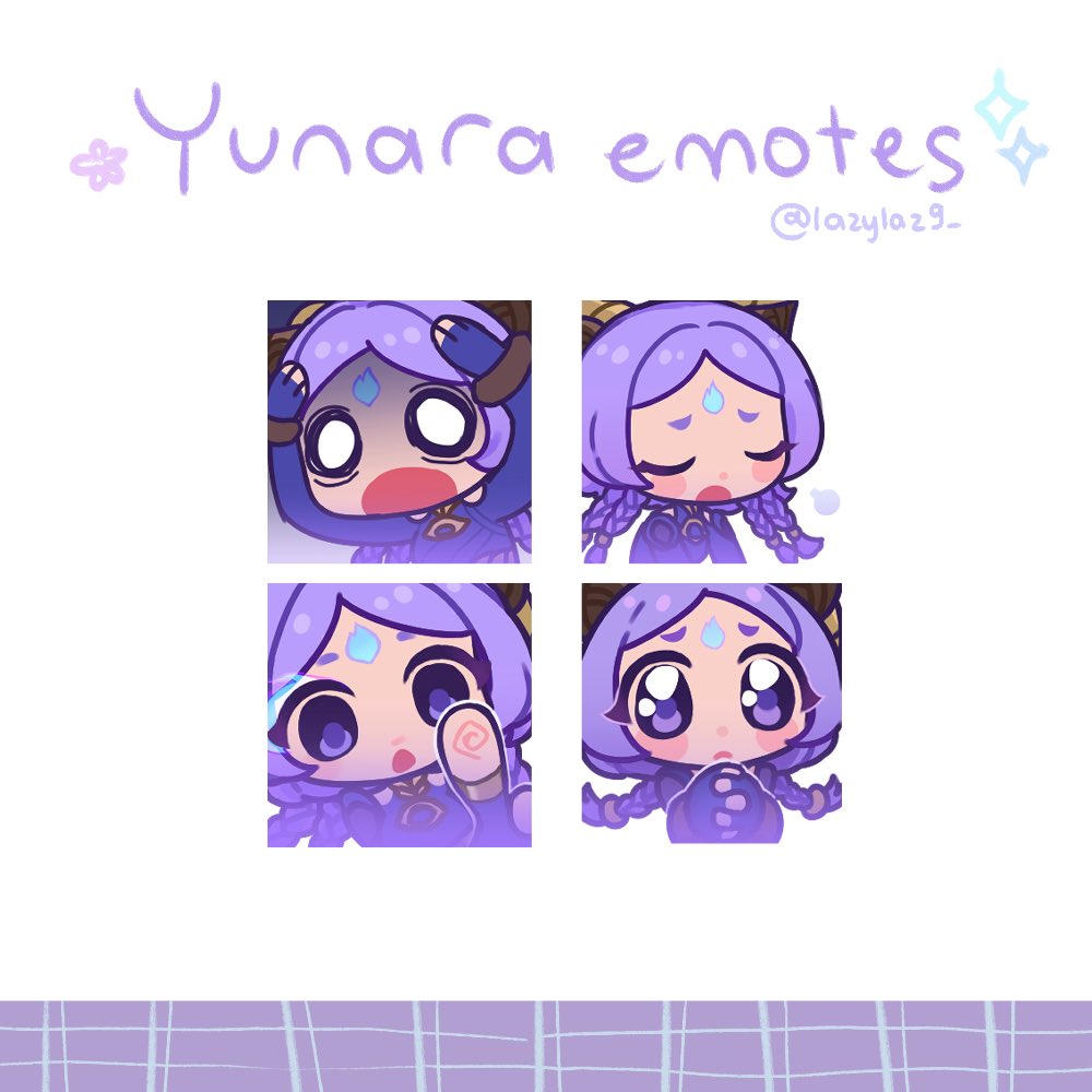 lazylaz9_'s tweet photo. witner's yuna emotes cms :D https://t.co/qPJjEzVwYN