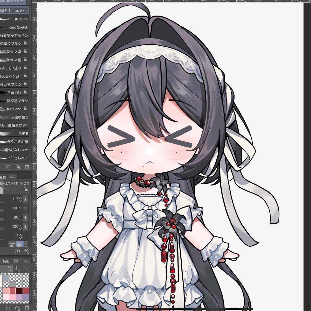 yoru8jikara's tweet photo. Chibi live2D cms #live2d https://t.co/4t4CV8TNV6