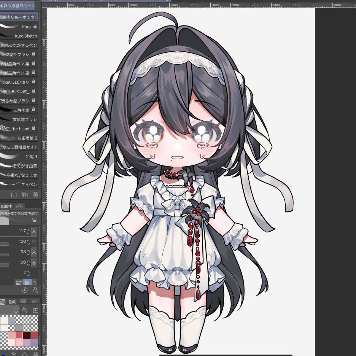 yoru8jikara's tweet photo. Chibi live2D cms #live2d https://t.co/4t4CV8TNV6