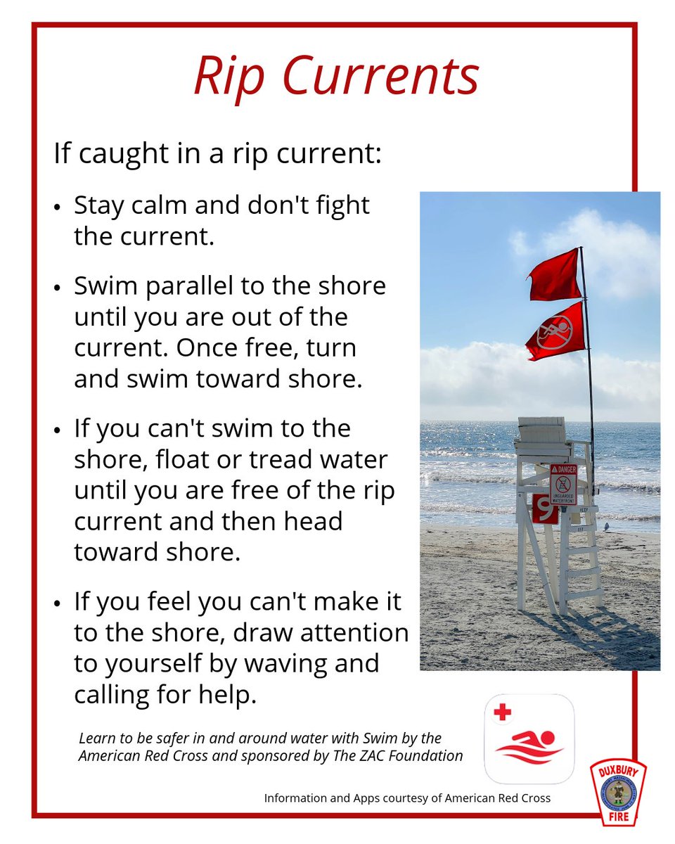 DXFD_PIO's tweet photo. If you are going to the beach this weekend, remember these steps if you are caught in a rip current.⁠
⁠
#DXFD #Ripcurrent https://t.co/hfUYRRzWyz