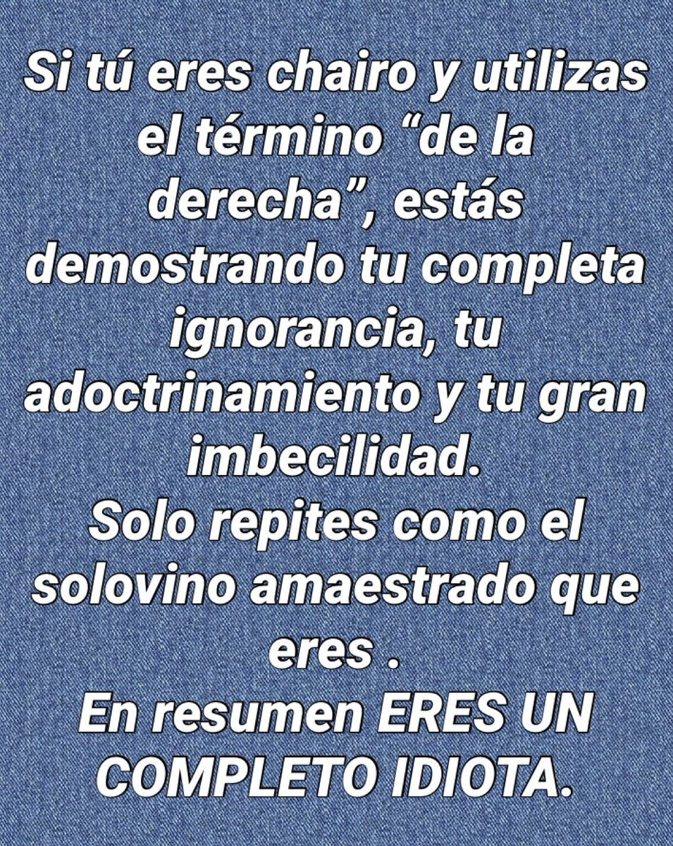 MCamaxtli's tweet photo. @JoseLuisBMN Tan estúpidoeres, que dices dos pendejadas en una sola oración https://t.co/7wMaNgIOYH