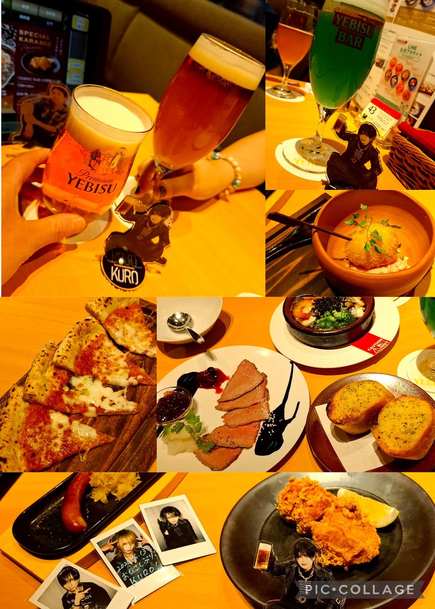 yomi226's tweet photo. カラオケ→しょーたんフリラからの、YEBISUBARで納涼会😆
やっぱ🍺うまし✨
バンギャトークしながらうまいもん食べて満足😋
次はうみバでまた一緒楽しみぃ✨
1日盛り沢山❗
フリラ豪雨は災難やったけど忘れられない思い出になったぁ😆
早よ寝なあかんのにテンションがマンションで眠れまへん(笑)😅 https://t.co/nT2Vw6qOHI