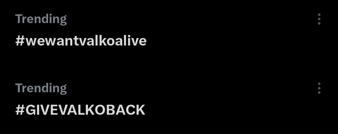 ݁ ˖Ი𐑼⋆𝕽𝖔𝖜𝖆𝖓⋆.˚ ☾ .⭒˚ #BRINGBACKVALKO tweet media