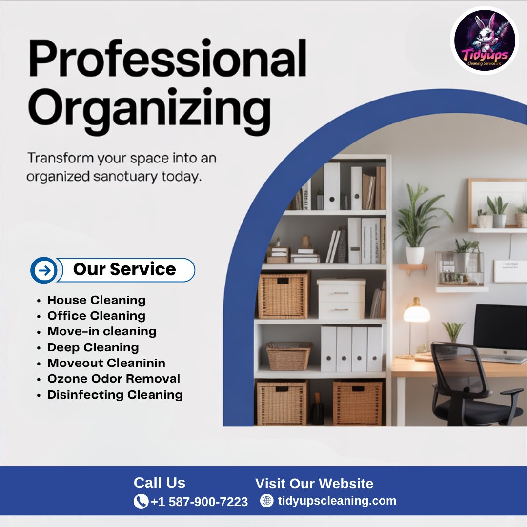 TidyUps2022's tweet photo. **🧺✨ Professional Organizing for a Clutter-Free Space 🏡**
Book today 👇
🔗 https://t.co/OCXpbApcPH
#ProfessionalOrganizing #HomeOrganization #Decluttering #OrganizedHome #ClutterFree #OrganizingService #HomeOrganizing #WorkspaceOrganization #ProductiveSpace #NeatHome https://t.co/Kp8TT15i75